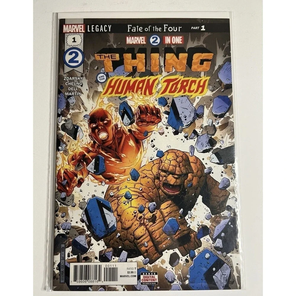 Marvel Two In One The Thing and the Human Torch #1 Comic Book